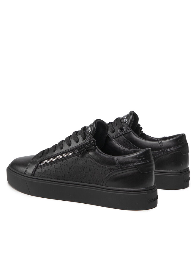 Calvin Klein Sneakers Calvin Klein Low Top Lace Up W Zip Mono HM0HM00282 Schwarz