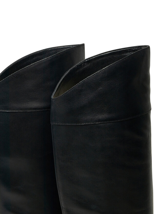 Guess Kozačky Guess Joicy FLFJOI LEA11 Černá