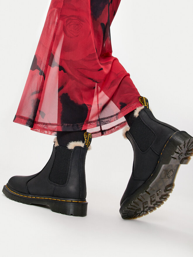 Botines Chelsea Dr. Martens 2976 Leonore 21045001 Negro zapatos.es