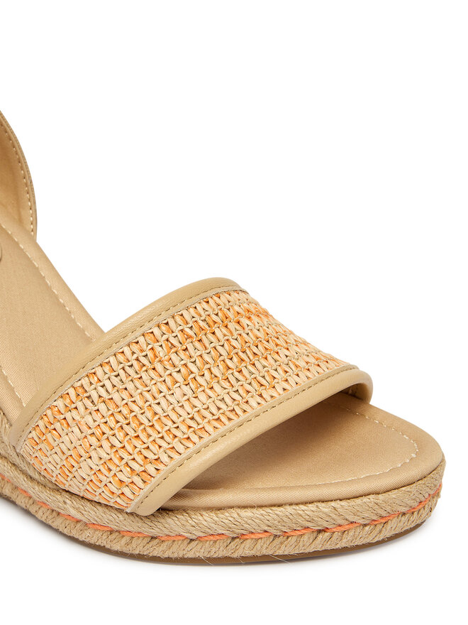 Tommy Hilfiger Espadrilles Tommy Hilfiger High Wedge Espad FW0FW09471 Hellbeige