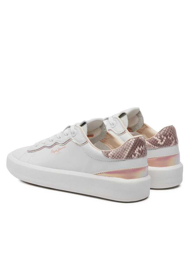 Pepe Jeans Sneakers Pepe Jeans Dobbie Seal PLS00006 Alb
