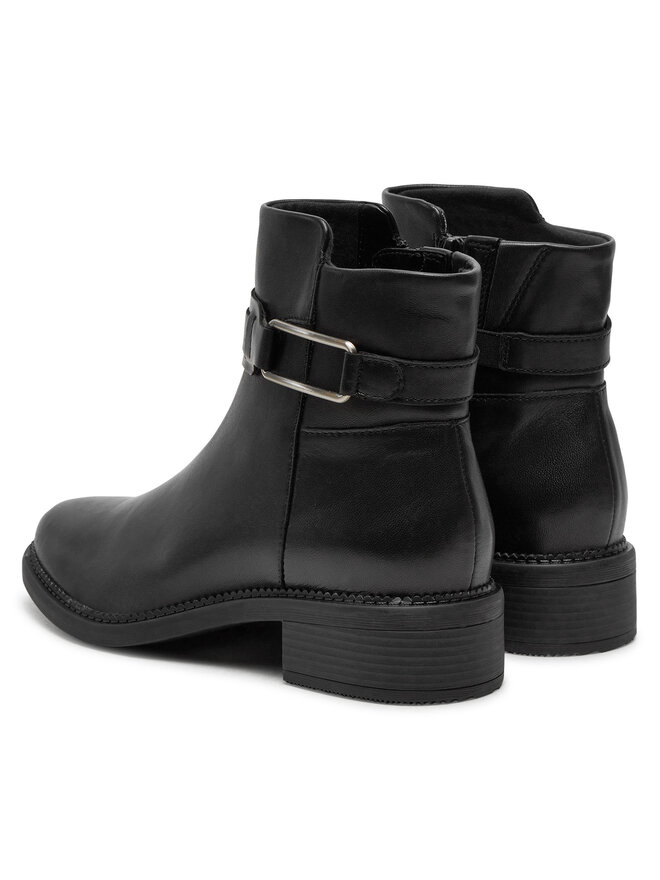 Clarks Īsie zābaki Clarks Maye Bella 26179641 Melns