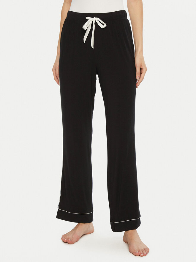 Hunkemöller Hunkemöller Pyjamahose Essential 201759 Schwarz Regular Fit