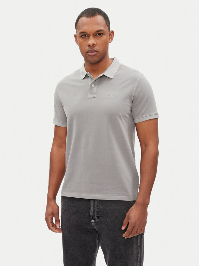 Pepe Jeans Pepe Jeans Poloshirt New Oliver PM542099 Grau Regular Fit