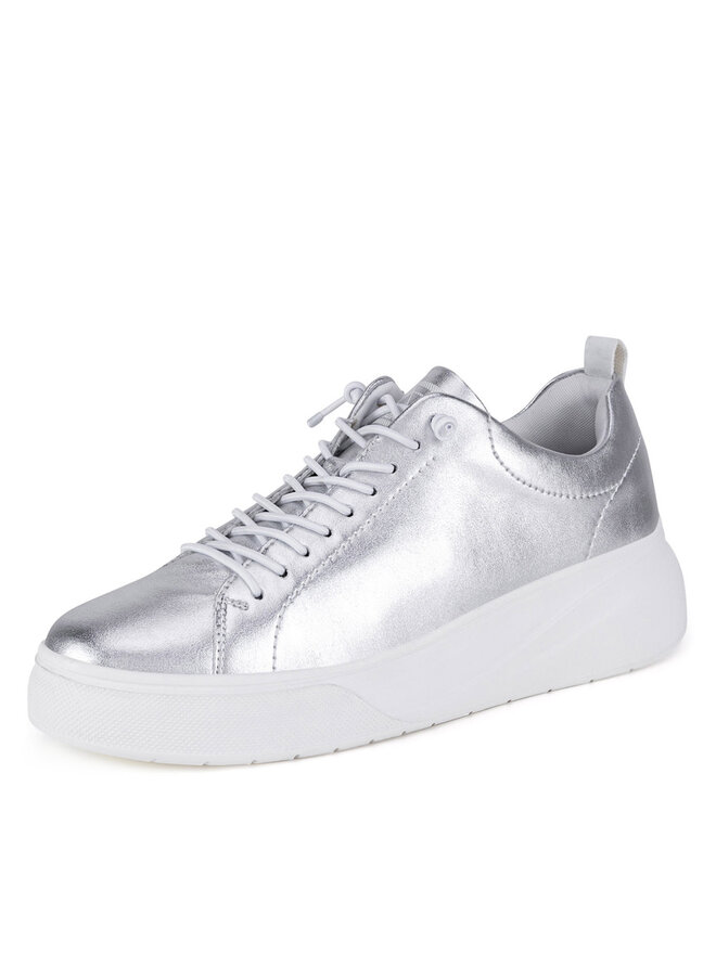 Rieker Revolution Lifestyle Półbuty Rieker Revolution Lifestyle W2301-90 Srebrny