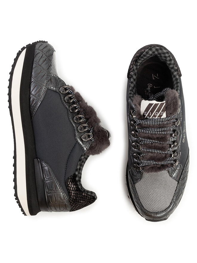 Zapatillas Pepe Jeans Zion Fur PLS30905 Gris zapatos.es