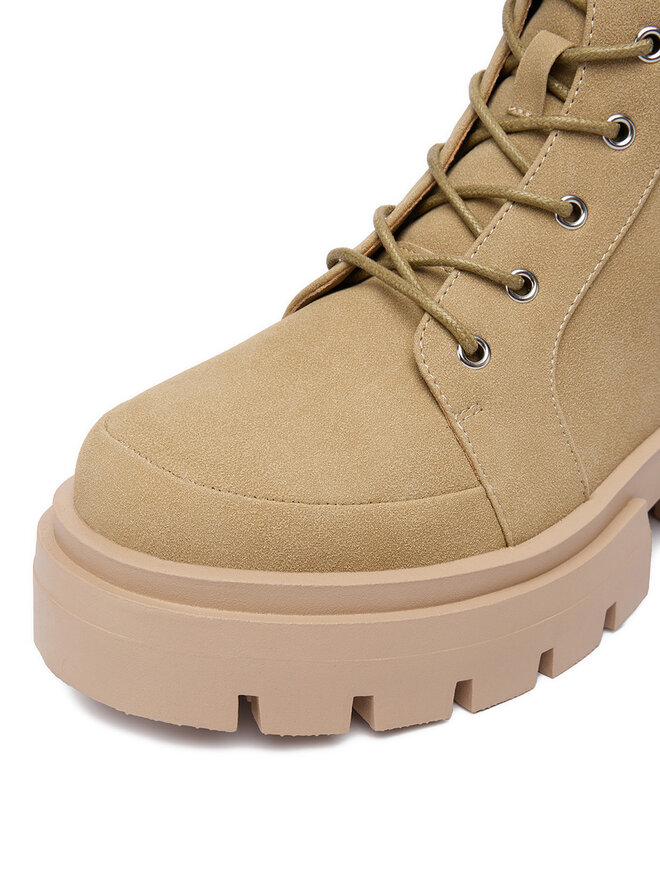 DeeZee Botines planos DeeZee W4LH101007 Beis