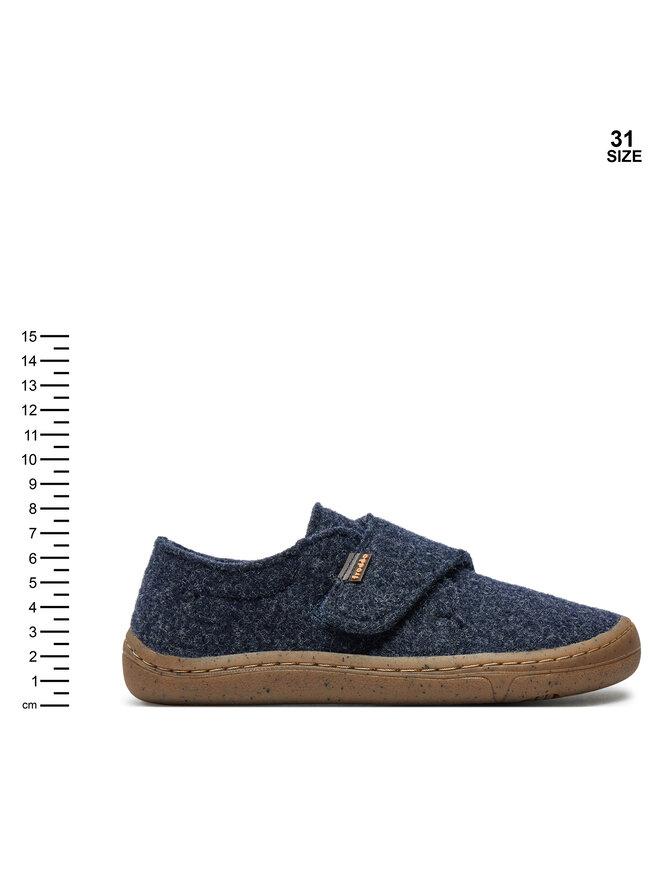 Froddo Papuče Froddo Barefoot Wooly Slippers G1700341 S Modrá