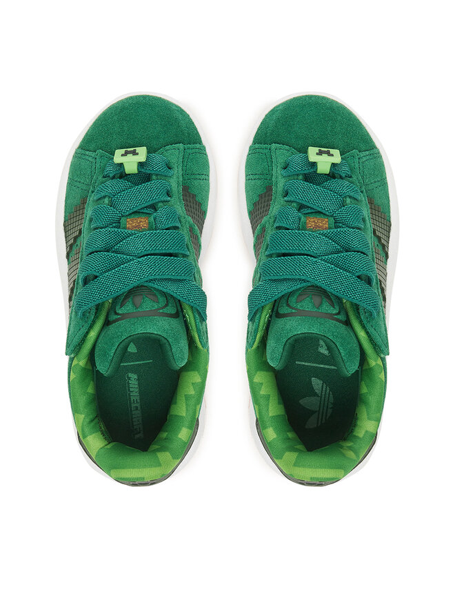 adidas Снікерcи adidas Campus 00S Comfort Closure Elastic Lace X Minecraft JS3788 Зелений