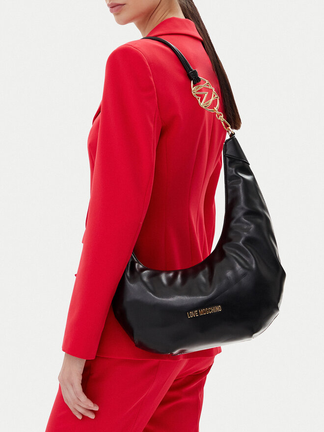 LOVE MOSCHINO Ročna torba LOVE MOSCHINO JC4053PP1MLF0000 Črna