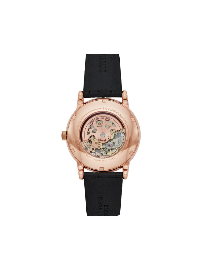 Emporio Armani Hodinky Emporio Armani Meccanico AR60007 Černá