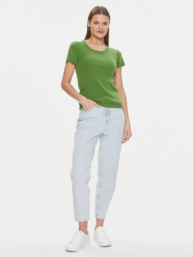 United Colors Of Benetton United Colors Of Benetton Marškinėliai 1091D1M10 Žalia Regular Fit