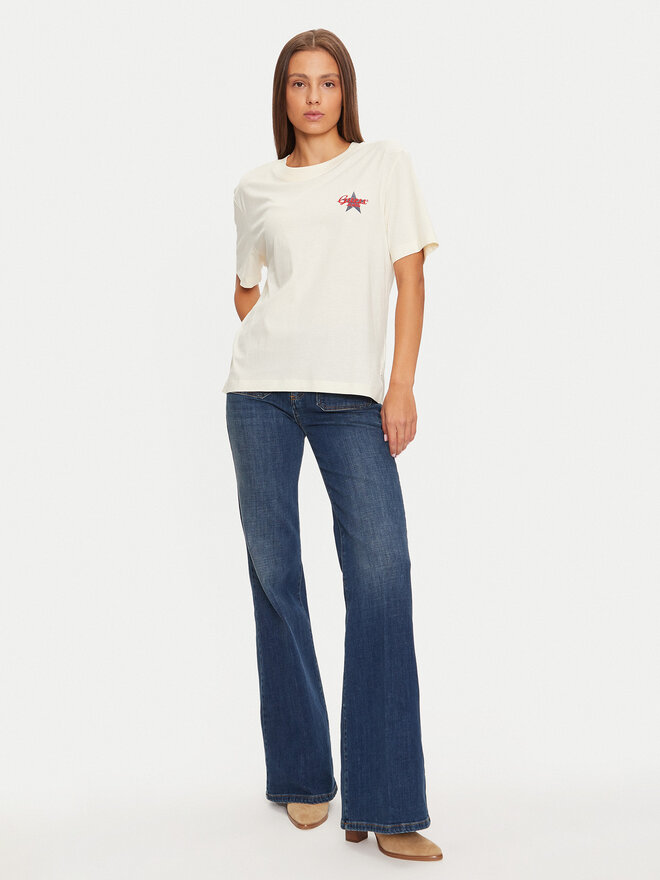 Guess Guess Póló W4BI55 K8HM0 Rózsaszín Oversize
