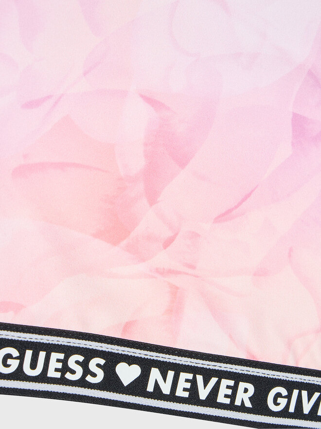 Guess Guess Felső J3RI02 MC01P Rózsaszín Slim Fit