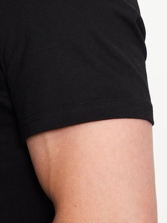 4F 4F T-Shirt 4FSS23TTSHM539 Μαύρο Regular Fit