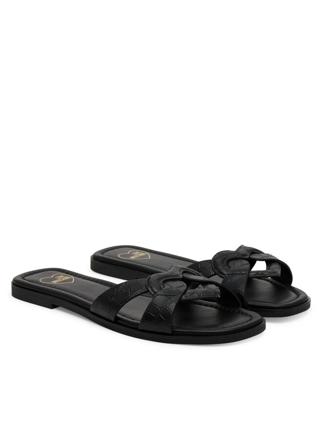 LOVE MOSCHINO Pantoletten LOVE MOSCHINO JA28092G1MIB0000 Schwarz