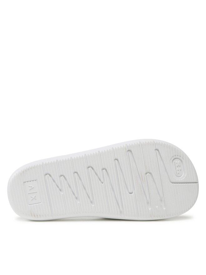 Armani Exchange Šlepetės Armani Exchange XDP038 XV703 01015 Balta