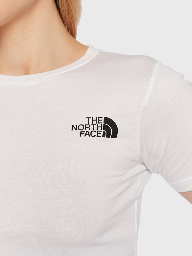 The North Face The North Face Camiseta Simple Dome NF0A82EC Blanco Regular Fit