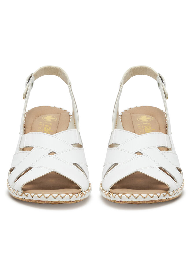 Rieker Sandale Rieker 66189-80 Alb