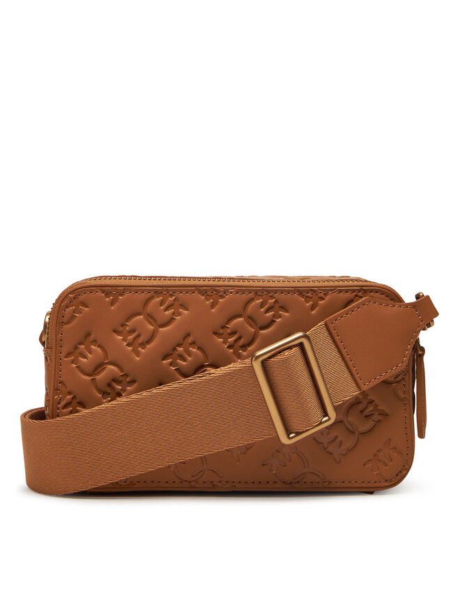 PINKO Torebka PINKO Camera Bag Mini PE 25 PLTT 104292 A1YB Brązowy