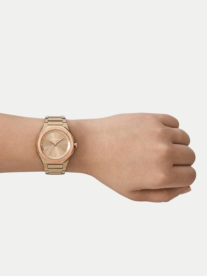 Armani Exchange Zegarek Armani Exchange AX4616 Złoty