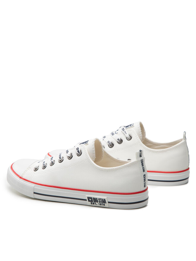 Big Star Shoes Plátěnky Big Star Shoes KK174046 Bílá