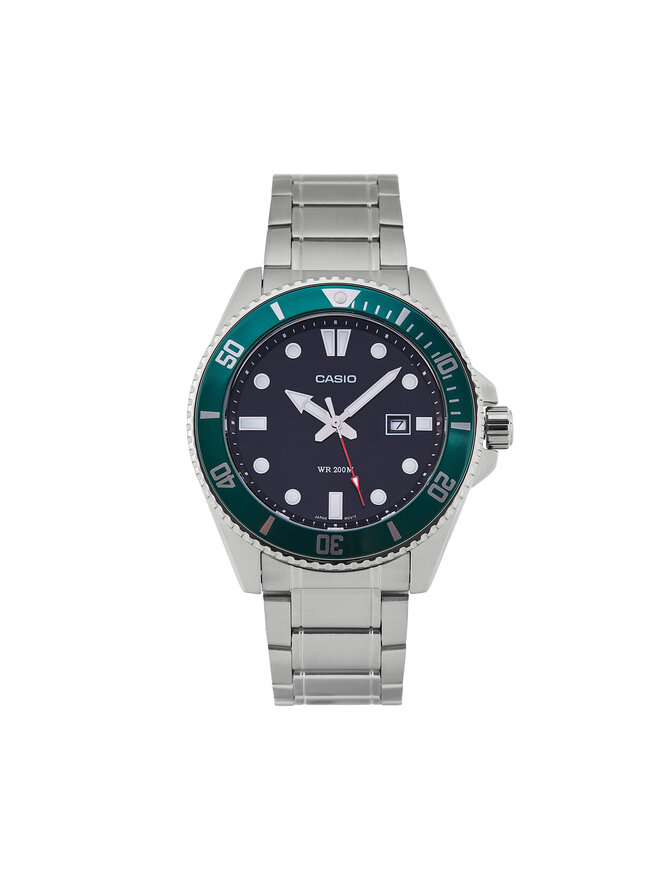 Casio Ρολόι Casio MDV-107D-3AVEF Πράσινο