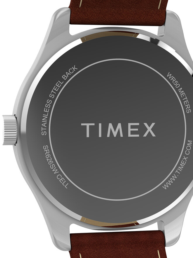 Timex Годинник Timex Main Street TW2Y16200 Коричневий