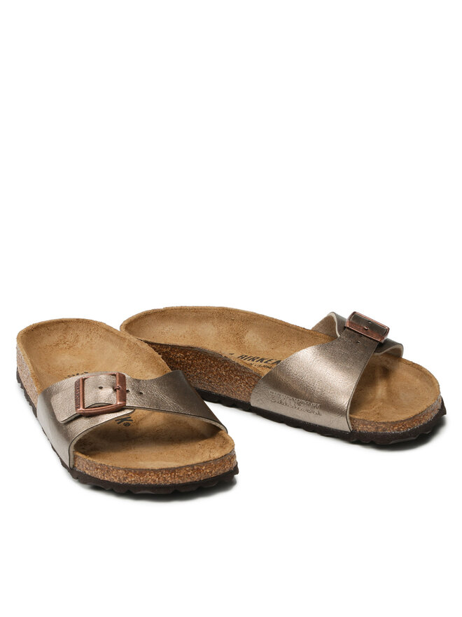 Birkenstock Klapki Birkenstock Madrid Bs 1020632 Złoty