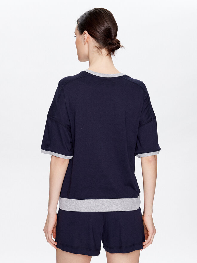 DKNY DKNY Pyjama YI3919259 Dunkelblau Regular Fit