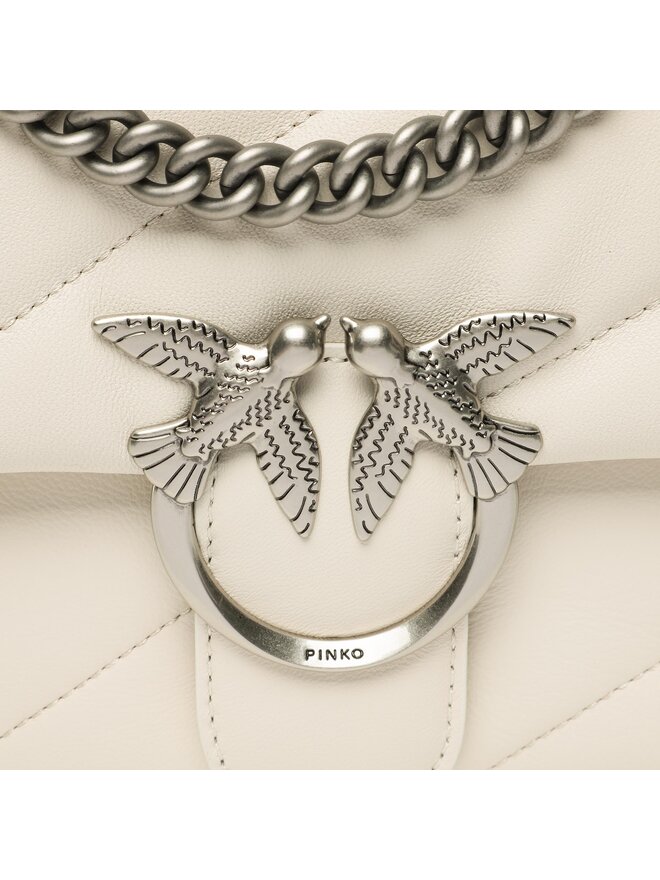 PINKO Torebka Pinko Love Classic Puff Cl PE 23 PLTT 100038 A0F2 Biały