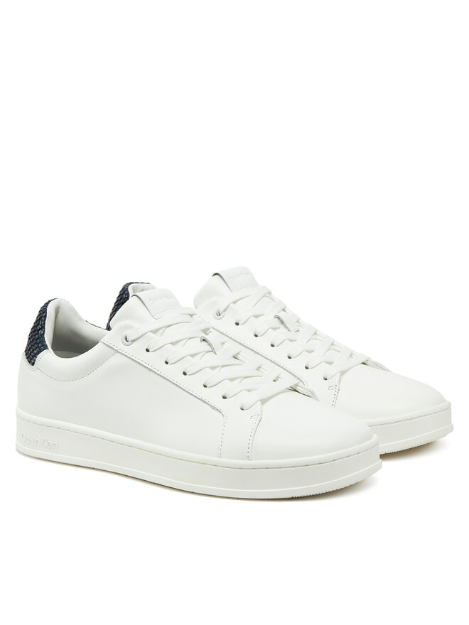 Calvin Klein Сникърси Calvin Klein Low Top Lace Up Woven HM0HM01767 Бял
