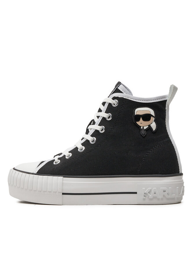 KARL LAGERFELD Plátenky KARL LAGERFELD KL60444 Čierna