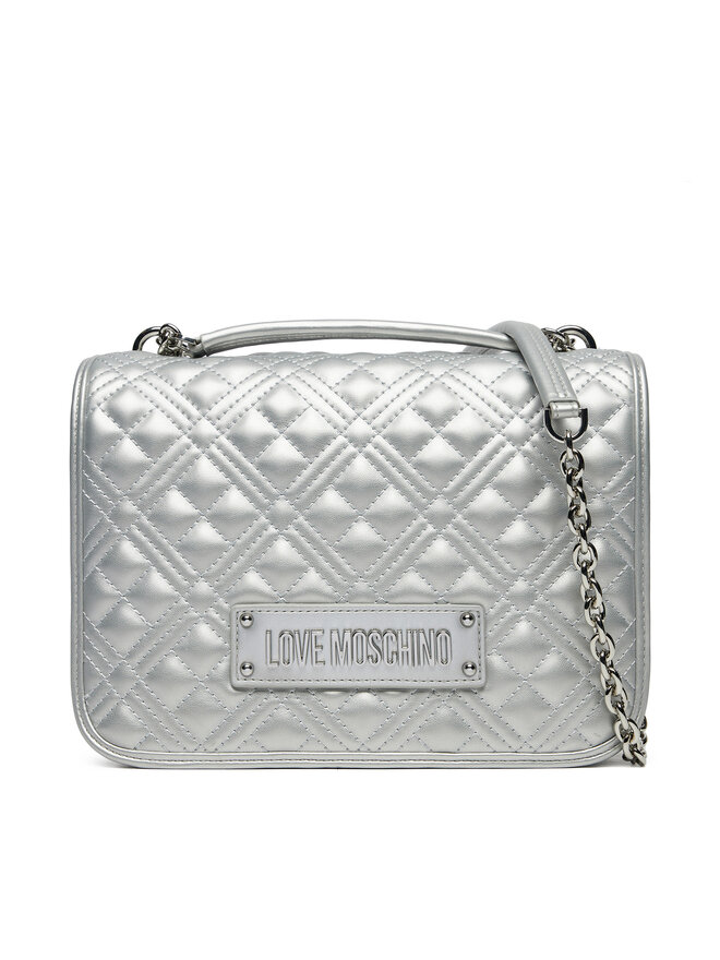 LOVE MOSCHINO Torbica LOVE MOSCHINO JC4000PP1MLA196B Srebrna