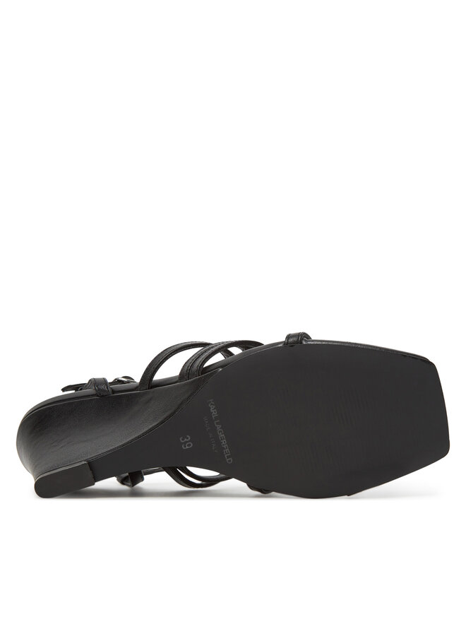 KARL LAGERFELD Sandale KARL LAGERFELD KL34425 Crna