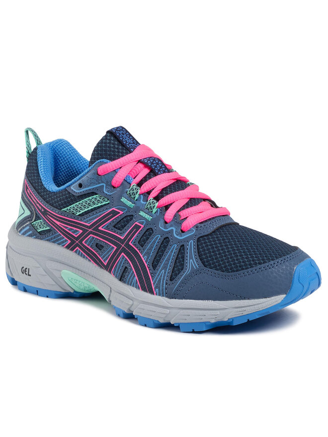 Laufschuhe Asics Gel Venture 7 Gs 1014A072 Dunkelblau eschuhe