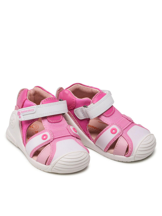 Biomecanics Baby MESH Sandalen 222132 – Marineblaue Sandalen Mit Gummizug Und Rutschfestem Boden
