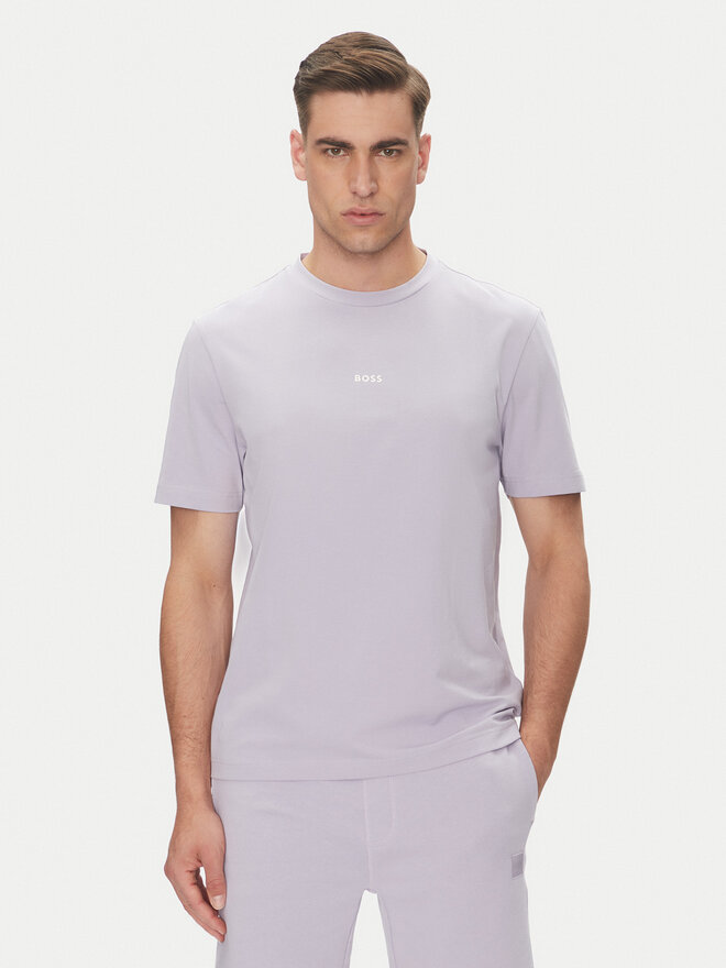BOSS BOSS Футболка Tchup 50473278 Фіолетовий Relaxed Fit