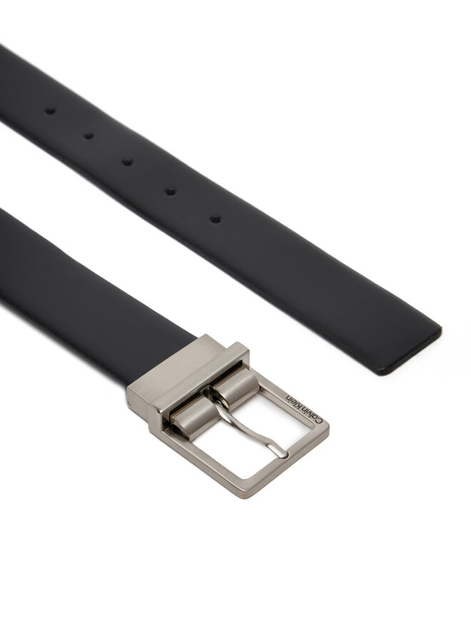Calvin Klein Чоловічий ремінь Calvin Klein Adj/Rev Sleek Square 35Mm K50K512836 Чорний