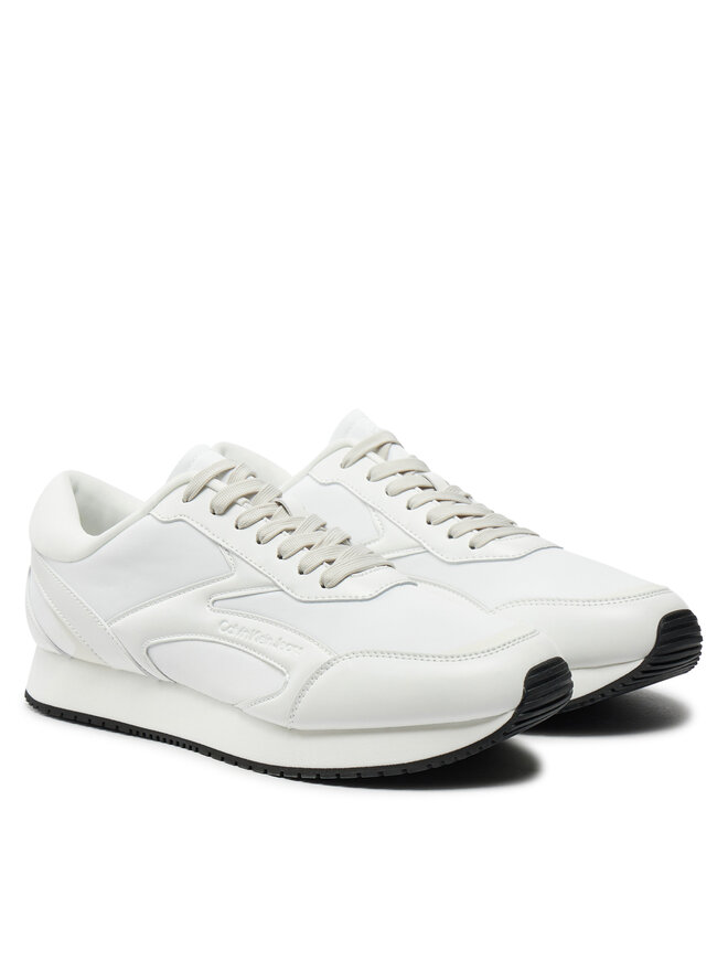 Calvin Klein Jeans Сникърси Calvin Klein Jeans Retro Runner Multilayer YM0YM01117 Бял