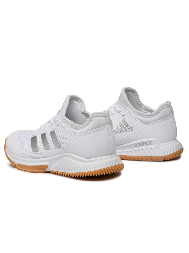 Buty na siłownię adidas Court Team Bounce W EH2602 Biały eobuwie com pl