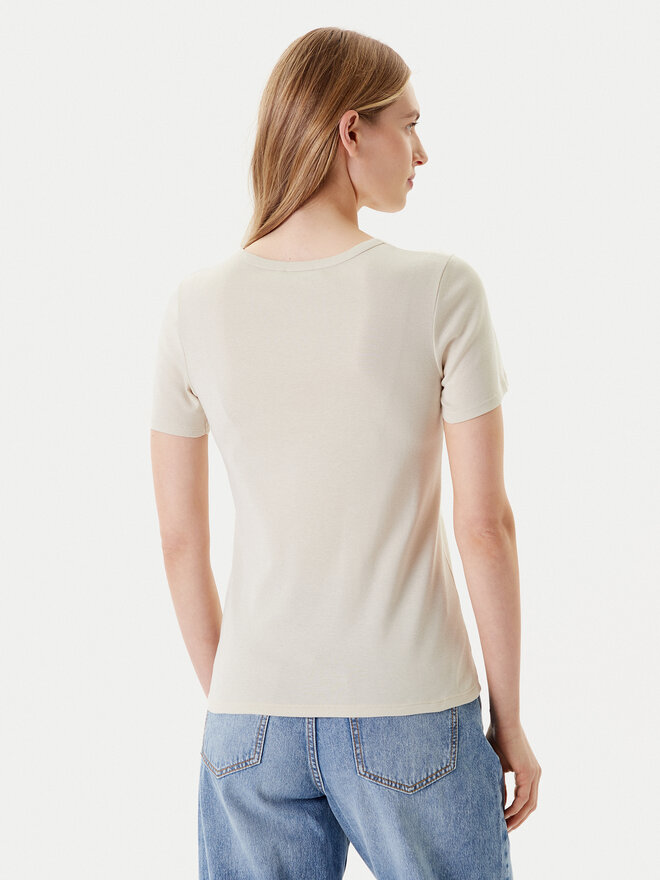 United Colors Of Benetton United Colors Of Benetton Camiseta 3GA2E16A0 Beis Regular Fit