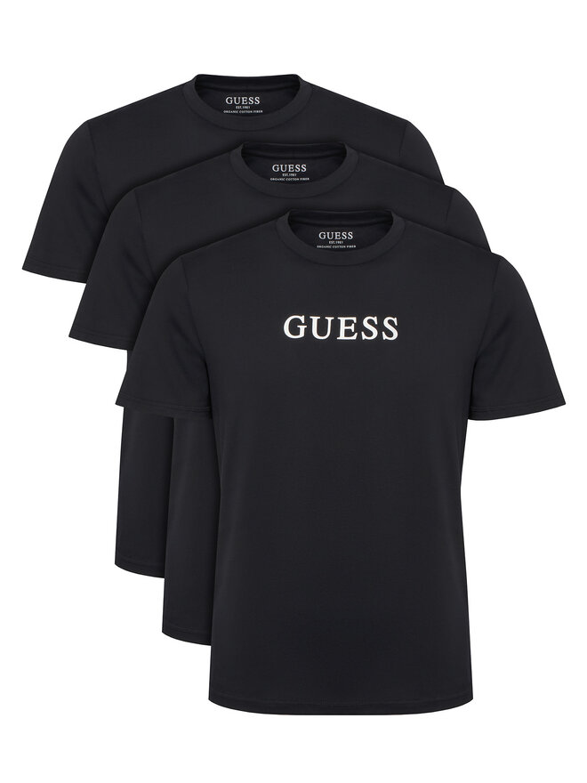 Guess Guess Комплект футболок U6GG04 KCAM1 Чорний Regular Fit
