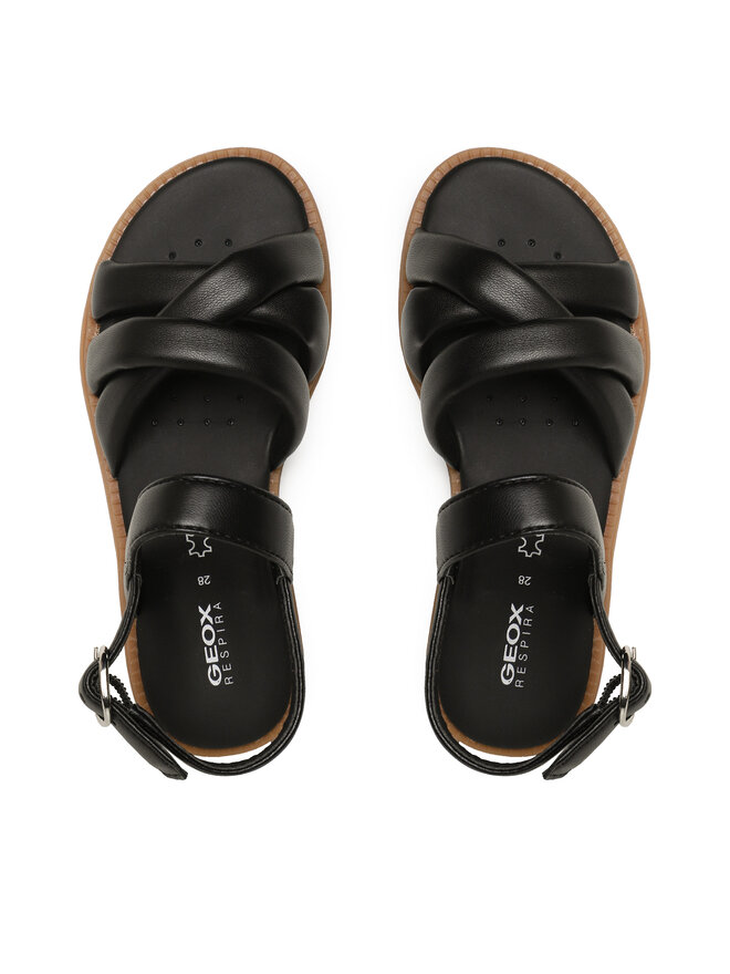Geox Szandál Geox J Sandal Karly Girl J3535C000KBC9999 S Fekete