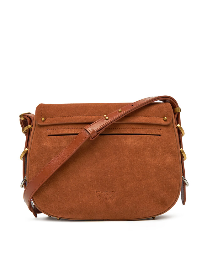 PINKO Ročna torba PINKO Saddle Classic PE 25 PLTT 103830 A29N Rjava