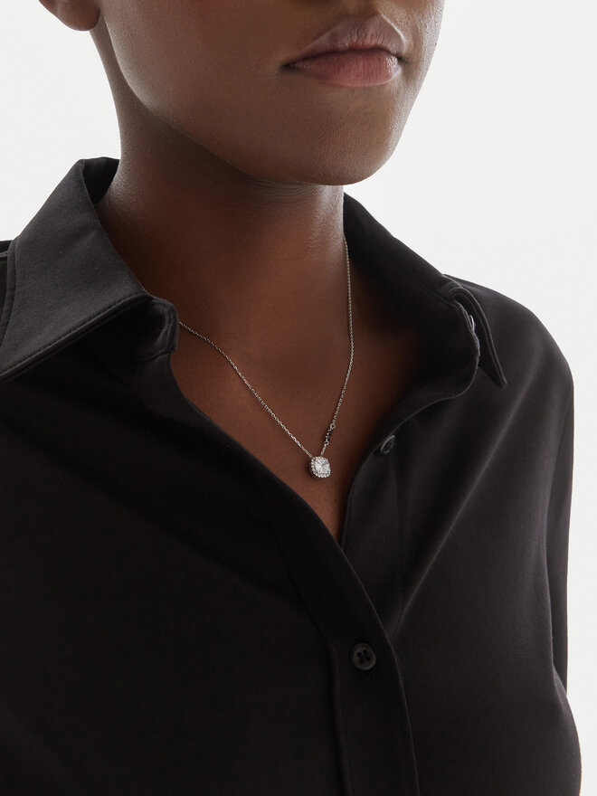 Michael Kors Naszyjnik Michael Kors Brilliance MKC1407AN040 Srebrny