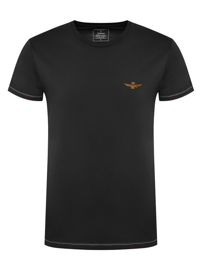 Aeronautica Militare Aeronautica Militare T-Shirt-Set AM1UTI003B Schwarz Slim Fit