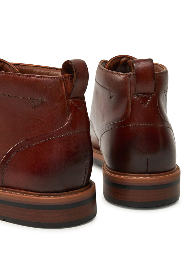 Clarks Schnürschuhe Clarks Aldwin Chukka 26178425 Braun
