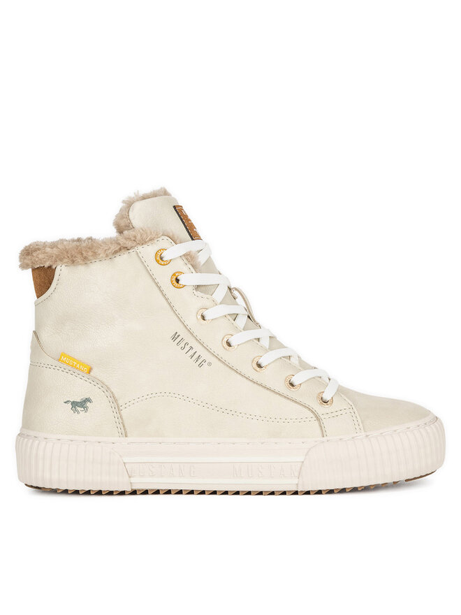 Mustang Schnürschuhe Mustang 1442-601 Écru