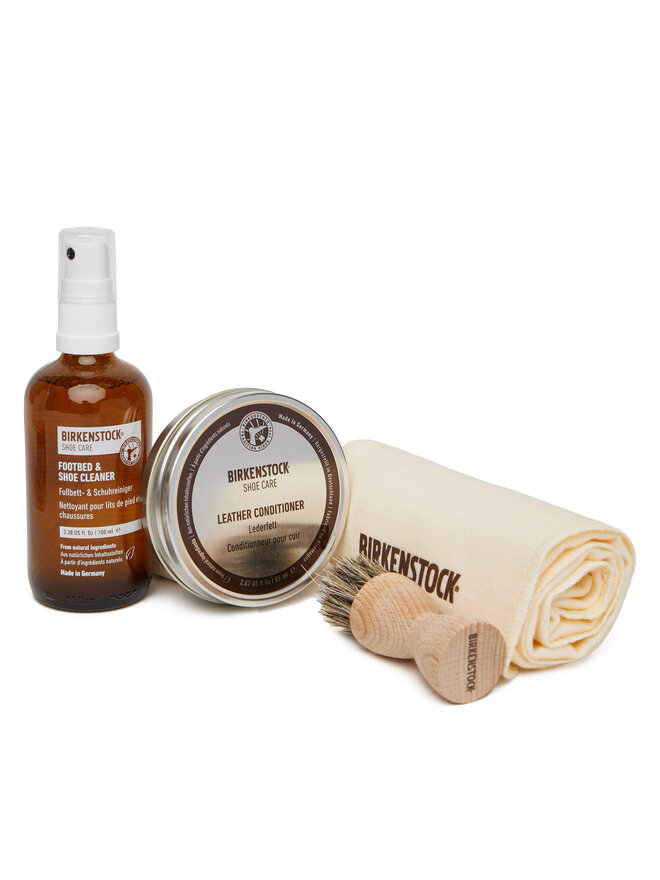 Birkenstock Pflegeset Birkenstock Oiled Leather Care Set 1028836 Transparent